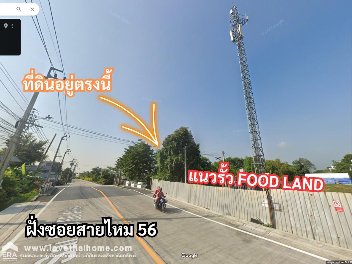 ขายที่ดินสายไหม ซอยสายไหม56และสายไหม50 เนื้อที่12ไร่ ทำเลดี เหมือนเพชรที่รอเจียระไน ถ้าคุยกับFoodLandขอเชื่อมถนนฝั่งซอยสายไหม56ได้ มูลค่าทั้งแปลงจะเพิ่มทันที ราคาต่อรองได้