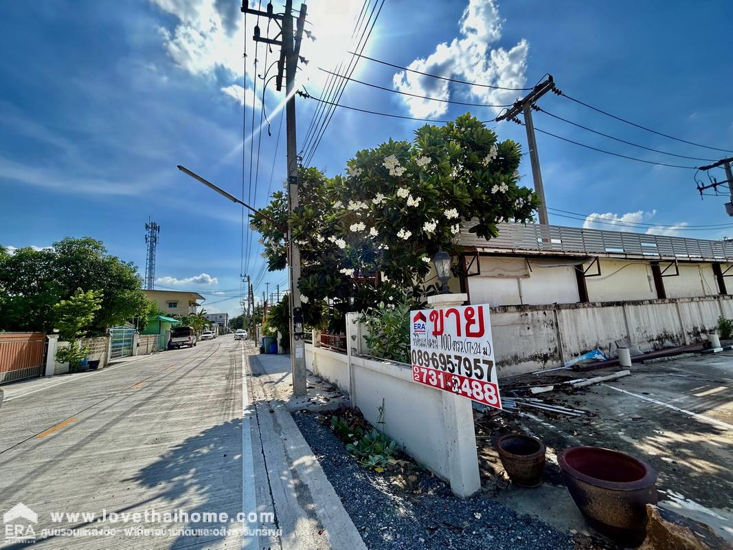 ขายที่ดิน ซอย สุสวาส 20  ลำลูกกา คลอง 4 - ไสวประชาราษฎร์ แปลงสวย 100 ตร.วา ถมแล้ว เทปูน -ทำกำแพงรั้ว ติดกับ หอพักสายฝน รีสอร์ท  พร้อมทำกิจการได้เลย