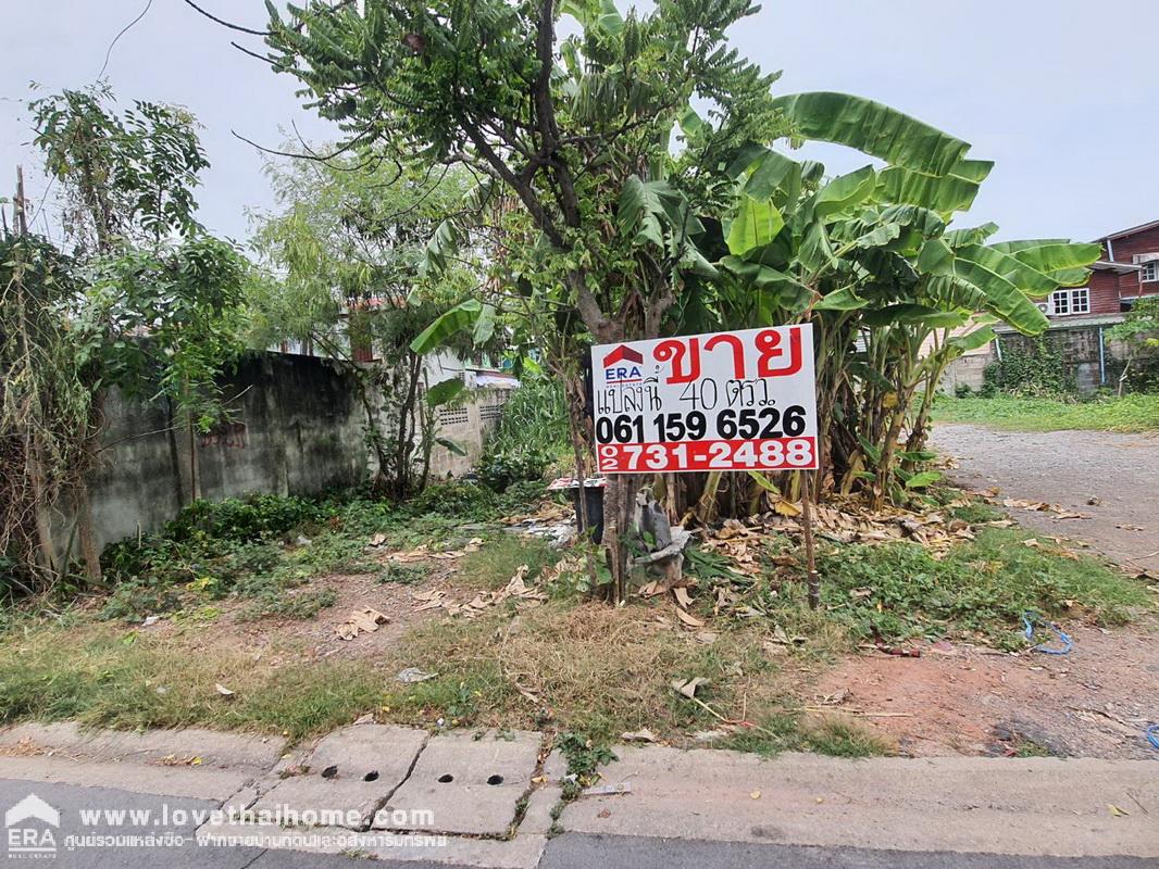 ขายที่ดิน ซ.แสมดำ 3 บางขุนเทียน ใกล้ถนนพระราม 2 หลังวัดพรหมรังษี พื้นที่ 40 ตรว. เหมาะสำหรับปลูกบ้าน