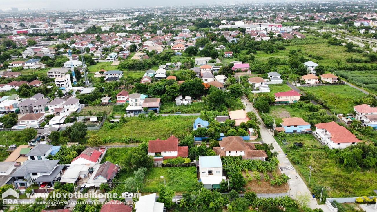 ขายที่ดินถมแล้ว ซอยสินพัฒนาธานี 8 (สนามหลวง 2) ถ.เลียบคลองทวีวัฒนา พื้นที่ 50 ตรว. เหมาะสร้างบ้านพักอาศัย หรือจะซื้อเก็บไว้