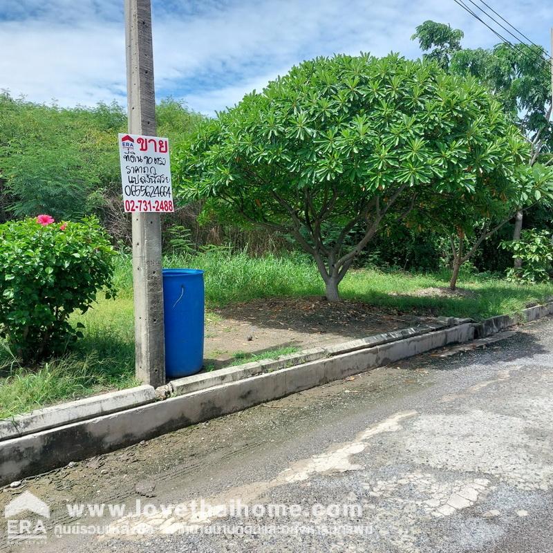 ขายที่ดิน เมืองเอก บางปู ซอยเทศบาลบางปู85 สมุทรปราการ พื้นที่ 90 ตรว. แปลงมุม ใกล้นิคมอุตสาหกรรมบางปู