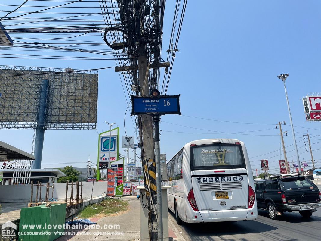 ขายตึกแถว 4 ชั้น ซอยคลองหลวง16 หมู่บ้านสินธานี ถนนพหลโยธิน พื้นที่ 17.7 ตรว. ทำเลดี ใกล้แหล่งสาธารณูปโภค ตรงข้ามไทวัสดุ รังสิต