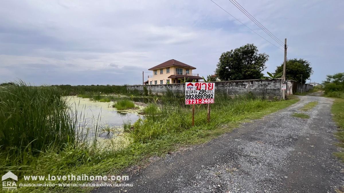 ขายที่ดิน ซอยวัดพระเงิน ถนนบางม่วง-บางคูลัด พื้นที่ 295 ตรว. แปลงสวย เหมาะลงทุน ใกล้ตลาดน้ำบางคูลัด