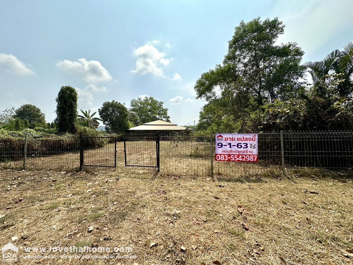 ขายที่ดินพร้อมสิ่งปลูกสร้าง ตำบลนายายอาม จังหวัดจันทบุรี 9-1-63 ไร่ ติดถนนสุขุมวิท หันหน้าทางทิศเหนือ โฉนดครุฑแดง ราคานี้หาไม่ได้อีกแล้ว 