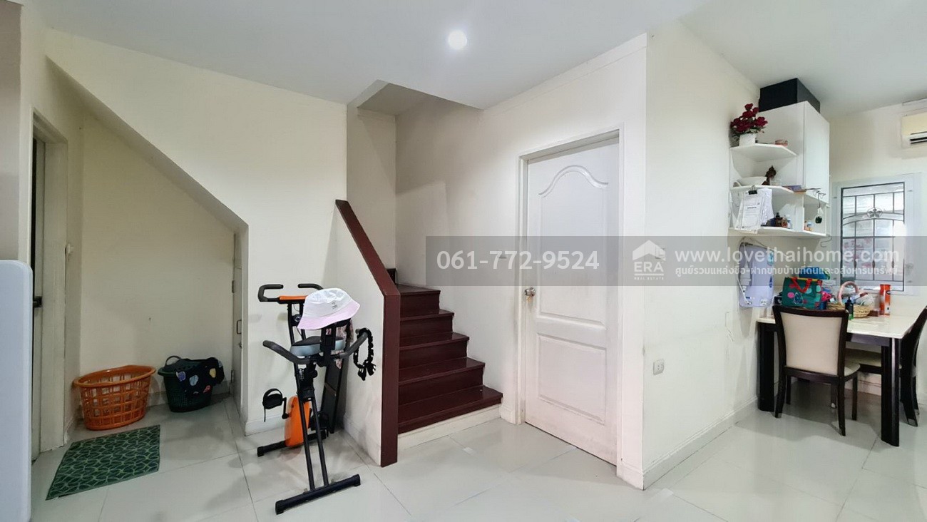 ขายทาวน์เฮ้าส์ หมู่บ้านไอลีฟ ทาวน์ ประชาอุทิศ 90 บ้านสวย ต่อเติมแล้ว 27.5 ตรว. ใกล้โรงเรียนสารสาสน์วิเทศศึกษา และทางด่วนมอเตอร์เวย์ 9 บางปะอิน-พระราม 2