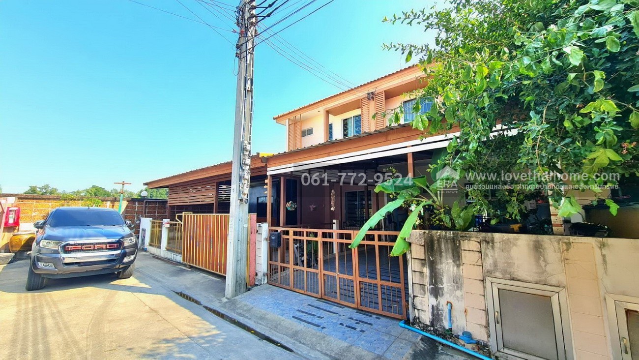 ขายทาวน์เฮ้าส์ หมู่บ้านไอลีฟ ทาวน์ ประชาอุทิศ 90 บ้านสวย ต่อเติมแล้ว 27.5 ตรว. ใกล้โรงเรียนสารสาสน์วิเทศศึกษา และทางด่วนมอเตอร์เวย์ 9 บางปะอิน-พระราม 2