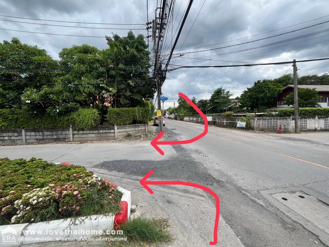 ขายที่ดิน ถนนสุขาภิบาล5 ซอย5 แยก12 พร้อมปลูกสร้างบ้าน ถมแล้ว "สวย" พื้นที่ 198 ตรว. หน้าแปลงติดถนนสาธารณะ
