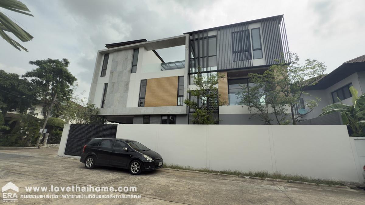 ขายบ้านหรู3ชั้น ซอยรามคำแหง108 หมู่บ้านเอ็กซ์คลูซีฟ (Exclusive39) พื้นที่ 125 ตรว. ขาย 65 ล้านบาท บ้านมุม สร้างใหม่ยังไม่เคยเข้าอยู่ ใกล้แนวรถไฟฟ้าสายสีส้ม สถานีสัมมากร ตกแต่งใช้วัสดุเกรดA ทั้งหลัง