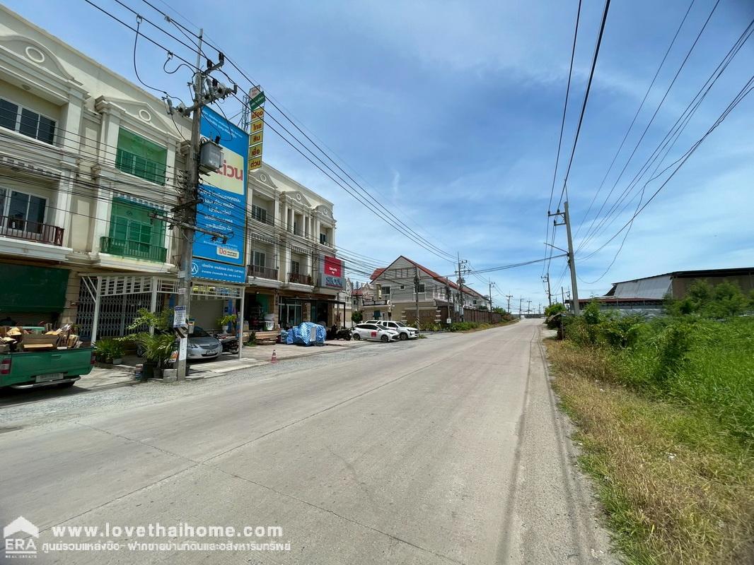 ขายตึกแถว 3 ชั้น ถ.บางนา-ตราด หมู่บ้านวิคตอเรีย ไพรเวท ซิตี้ หอมศิล บางปะกง พื้นที่ 20.5 ตารางวา ติดถนนค้าขายได้ ใกล้นิคมเวลโกรว์