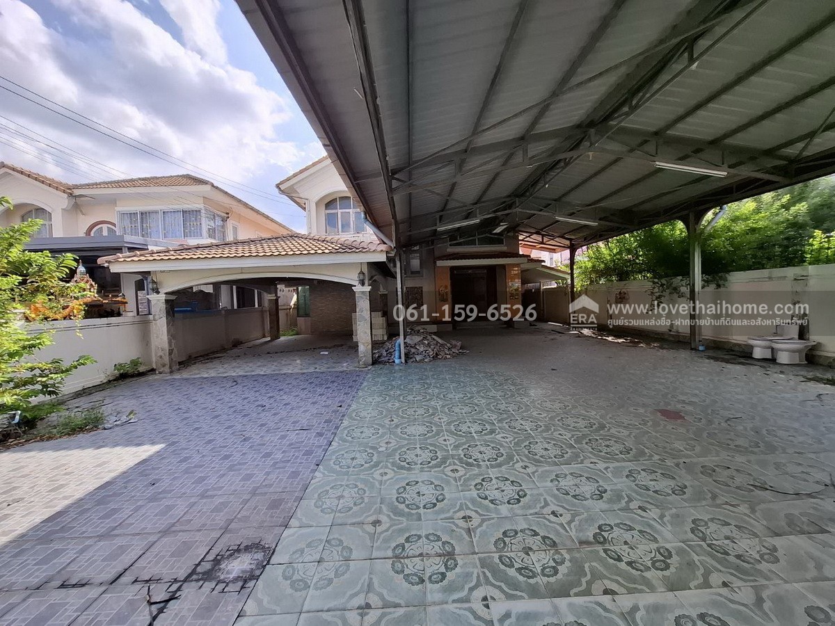ขายบ้านภัสสร 12 รังสิต-คลองสาม แปลงริมใน 95.9 ตรว. คลองหลวง ปทุมธานี ตั้งอยู่โซนต้นของหมู่บ้าน เหมาะสำหรับครอบครัวขนาดใหญ่