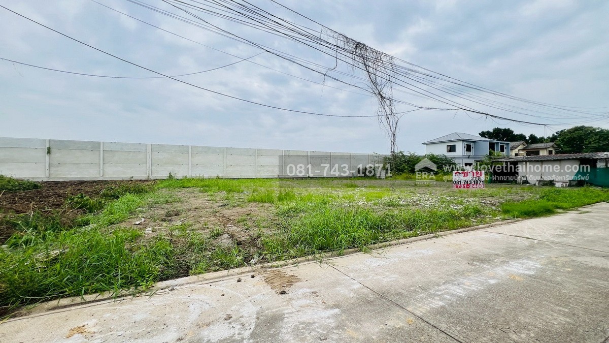 ขายที่ดินถมแล้ว พุทธมณฑลสาย2 ซอย21 หลังแปลงติดหมู่บ้านลัดดารมย์ พุทธมณฑลสาย2 ขนาด 226 ตรว. แปลงสวย วาละ 27,000 บาท ราคานี้ไม่แพงแล้วนะ แบ่งขายได้ด้วยนะ