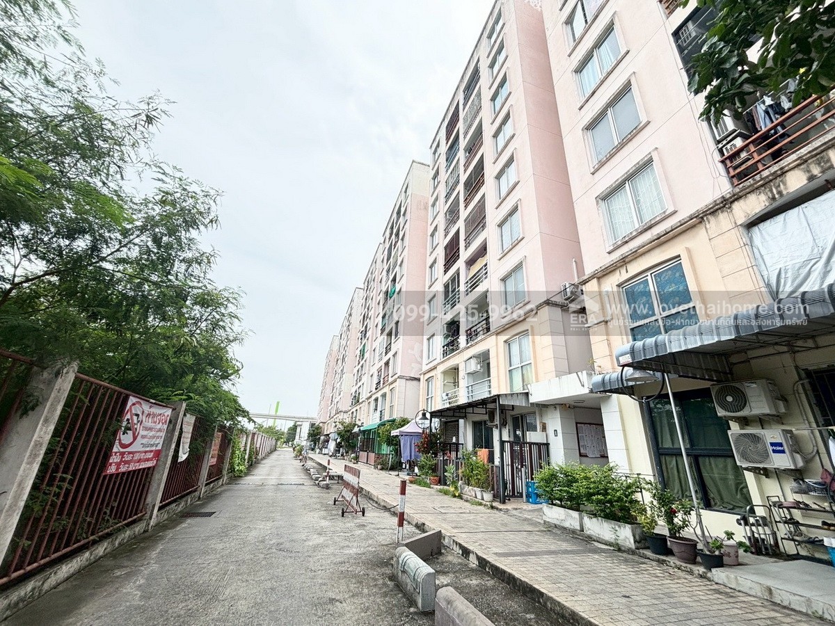 ขายคอนโดปาล์มพาวิลเลี่ยน ศรีนครินทร์-เทพารักษ์ สมุทรปราการ 46.14 ตรม. อยู่ชั้น 2 ตกแต่งรีโนเวทใหม่ทั้งหลัง พร้อมอยู่