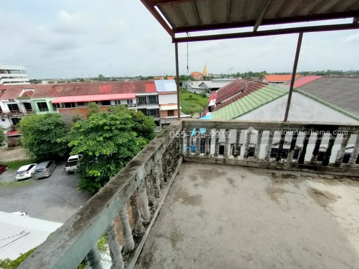 ขายตึกแถว ติดถนนรัตนาธิเบศร์ หมู่บ้านธัญธาร วิลเลจ-บางบัวทอง นนทบุรี ตึกพาณิชย์ 4.5 ชั้น 31 ตรว.(มีดาดฟ้า) ใกล้ รพ.เกษมราษฎร์ รัตนาธิเบศร์ ติดคลองบางแพรก ก่อนถึงซอยวัดไผ่เหลือง