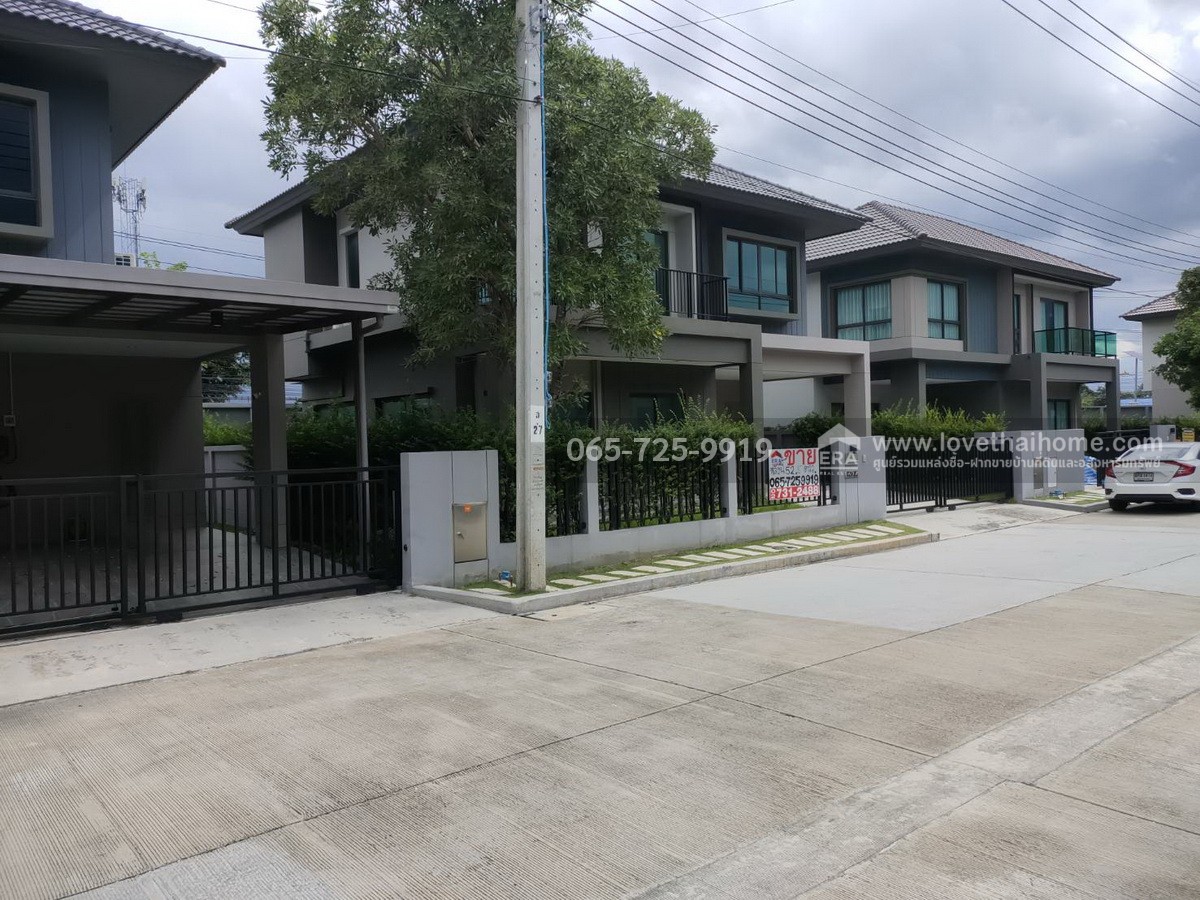 ขายบ้านเดี่ยว Venue ID Westgate ทำเลบางใหญ่ นนทบุรี พื้นที่ 52.2 ตร.วา ติดถนนเลียบคลองบางไทร (คลองถนน) ใกล้เซ็นทรัลเวสต์เกต