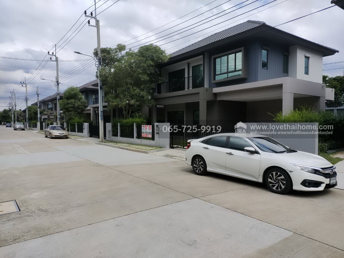 ขายบ้านเดี่ยว Venue ID Westgate ทำเลบางใหญ่ นนทบุรี พื้นที่ 52.2 ตร.วา ติดถนนเลียบคลองบางไทร (คลองถนน) ใกล้เซ็นทรัลเวสต์เกต