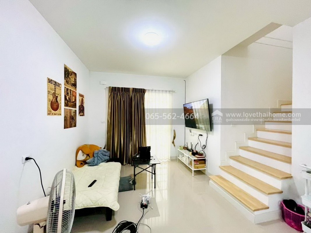 ขายทาวน์เฮ้าส์ 2 ชั้น บ้านฟ้ากรีนพาร์ค ธาม ลำลูกกา-คลอง7 ปทุมธานี พื้นที่ 18.6 ตรว. บ้านใหม่ ราคาต่อรองได้