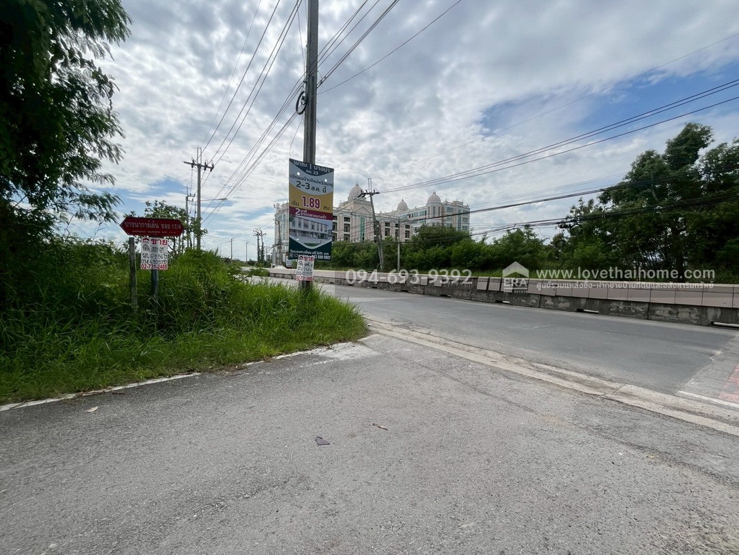 ขายที่ดิน ถนนบางนา-ตราด กม.26 ซอยบางนาการ์เด้น17/4 พื้นที่ 6 ไร่ 1 งาน 56 ตรว. สวย ไม่มีอีกแล้ว ราคาคุยได้สุดๆ (ปากทางเข้า ABAC บางนา) ถูกที่สุดแปลงนี้!!!