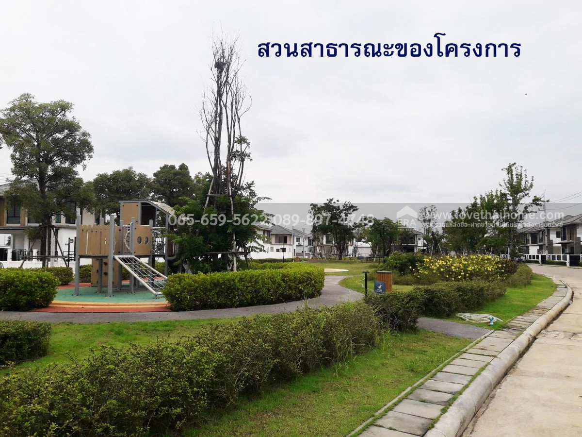 ขายบ้านแฝด หมู่บ้านภัทรีดา เรสซิเดนซ์ ราชพฤกษ์-ปทุมธานี หลังมุม 52.9 ตรว. ใกล้ทางด่วนอุดรรัถยา เดินทางเข้าเมืองสะดวก ราคาพิเศษ