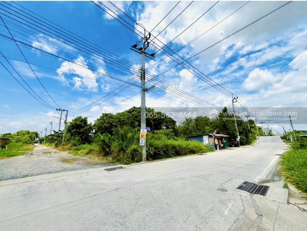 ขายที่ดิน คุ้มเกล้า50 ลำปลาทิว ลาดกระบัง พื้นที่ 390 ตรว. แปลงมุม ผังสีม่วง ยังไม่ถม หน้ากว้าง 48 เมตร ลึก 35 เมตร ใกล้ศูนย์กระจายสินค้า ICD ลาดกระบัง