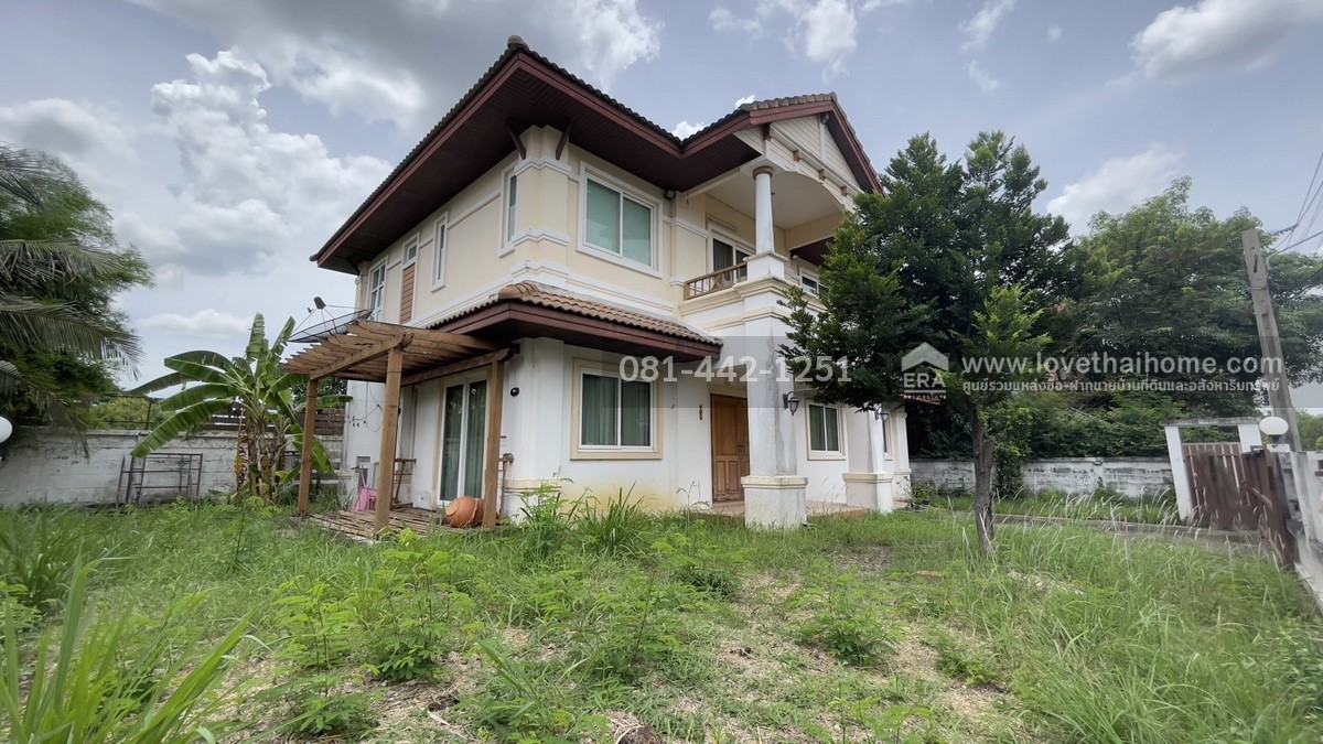 ขายบ้านเดี่ยว2ชั้น ถนนอุทยานและถนนอักษะ หมู่บ้านบุญสิริ เข้าออกได้ทั้งพุทธมณฑลสาย3และสาย4 บ้านมุม พื้นที่ 102.8 ตรว. ขาย 6.9 ล้านบาท ราคาต่อรองได้ค่ะ