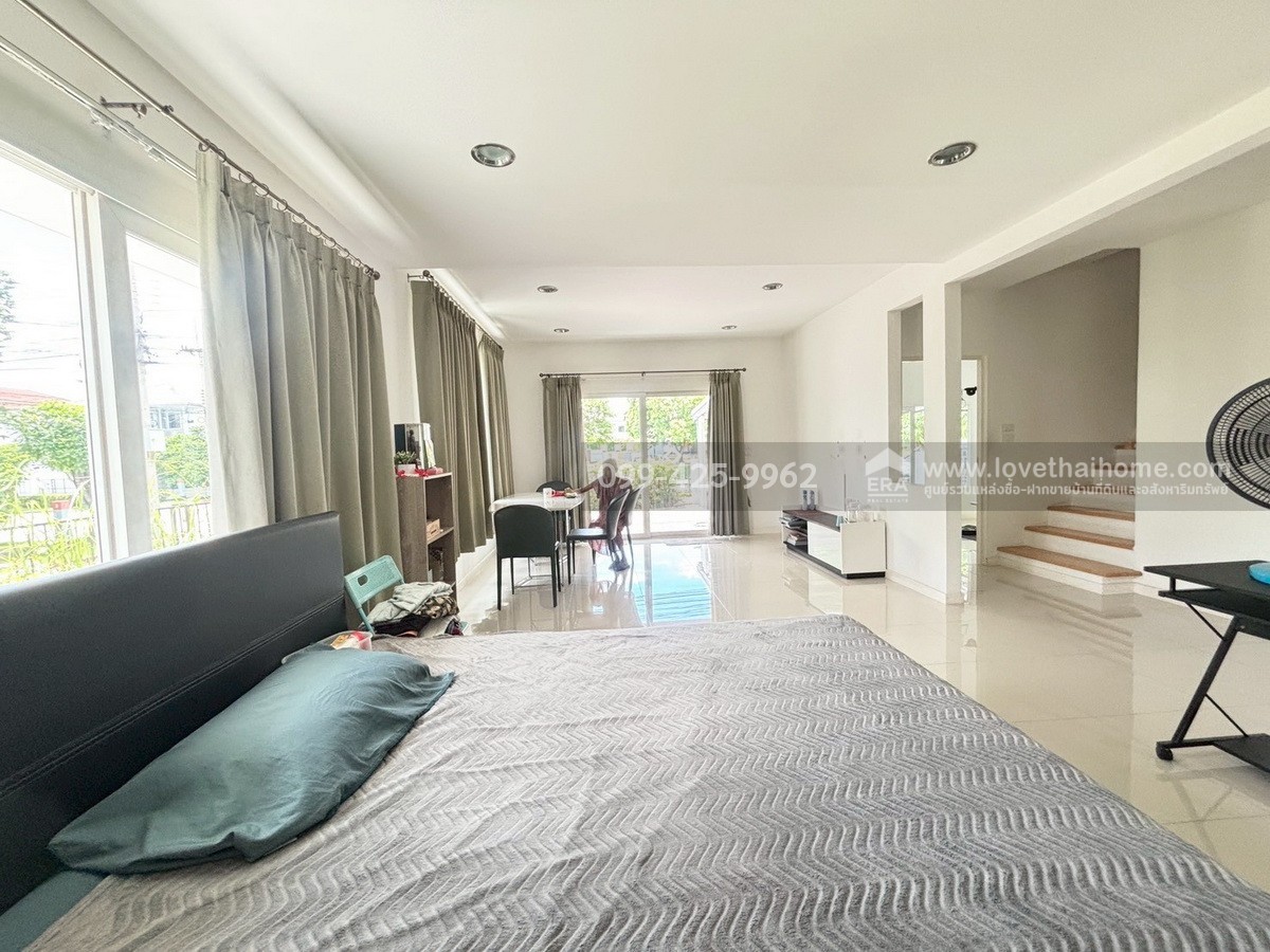 ขายบ้านเดี่ยว หมู่บ้านอินนิซิโอ 1 รังสิต-คลอง 3 หลังมุมไซส์ใหญ่สุดของโครงการ 58.6 ตร.วา พร้อมอยู่ แถมแอร์และเฟอร์ฯ ครบ