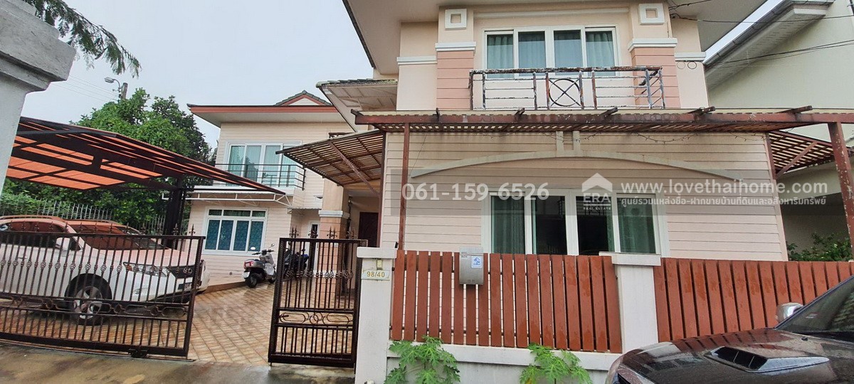 ขายบ้านเดี่ยว ซอยศรีด่าน 22 หมู่บ้านกรองทอง ศรีนครินทร์ มี 2 หลัง ในพื้นที่ 80.6 ตร.วา ตกแต่งสวย พร้อมอยู่ แปลงมุมในซอย2 ใกล้รถไฟฟ้าสายสีเหลือง-สถานีศรีลาซาล
