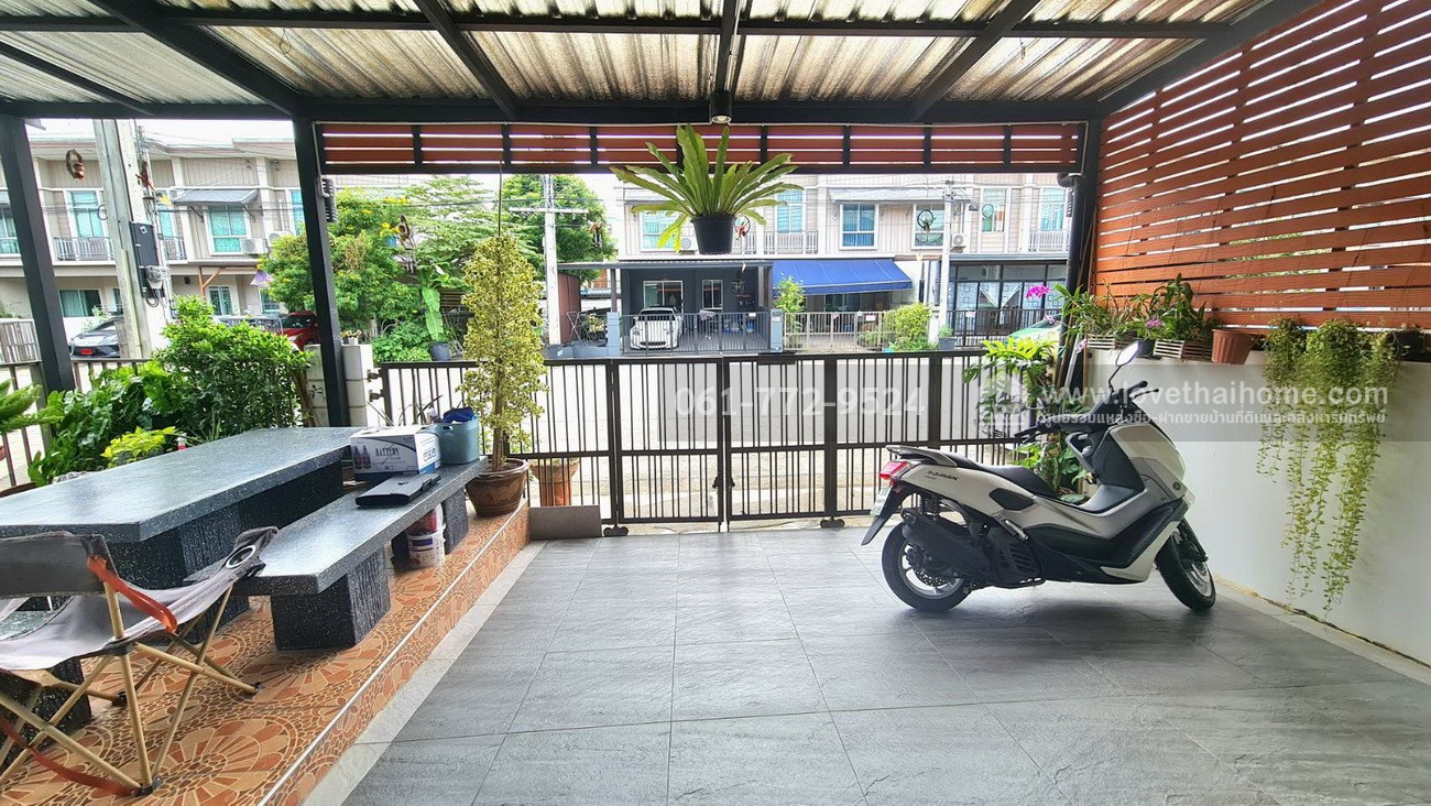 ขายทาวน์โฮม บ้านพฤกษาวิลล์ 106 รังสิต-คลองสอง หลังมุม 28.2 ตร.วา บ้านตกแต่ง ต่อเติมเรียบร้อย พร้อมเข้าอยู่ได้ทันที ใกล้ฟิวเจอร์พาร์ครังสิต
