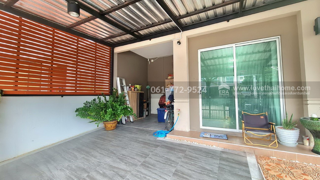 ขายทาวน์โฮม บ้านพฤกษาวิลล์ 106 รังสิต-คลองสอง หลังมุม 28.2 ตร.วา บ้านตกแต่ง ต่อเติมเรียบร้อย พร้อมเข้าอยู่ได้ทันที ใกล้ฟิวเจอร์พาร์ครังสิต