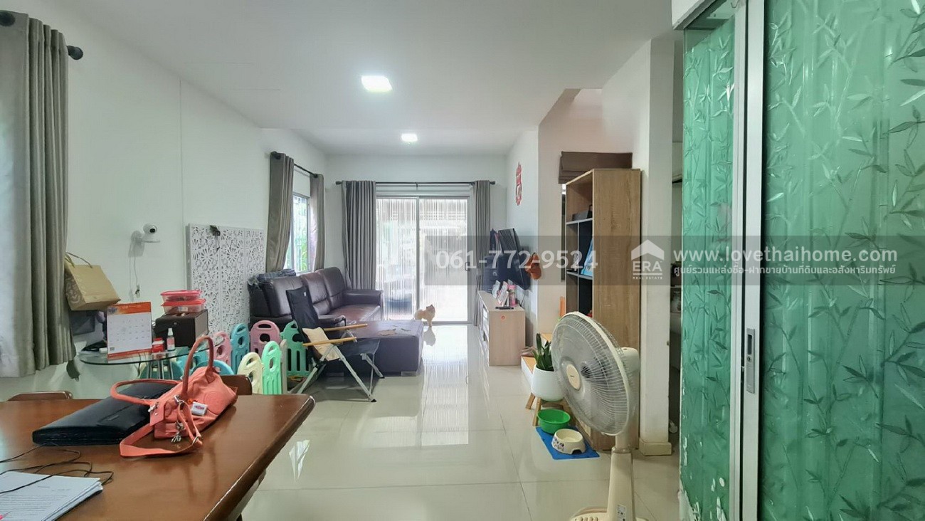 ขายทาวน์โฮม บ้านพฤกษาวิลล์ 106 รังสิต-คลองสอง หลังมุม 28.2 ตร.วา บ้านตกแต่ง ต่อเติมเรียบร้อย พร้อมเข้าอยู่ได้ทันที ใกล้ฟิวเจอร์พาร์ครังสิต