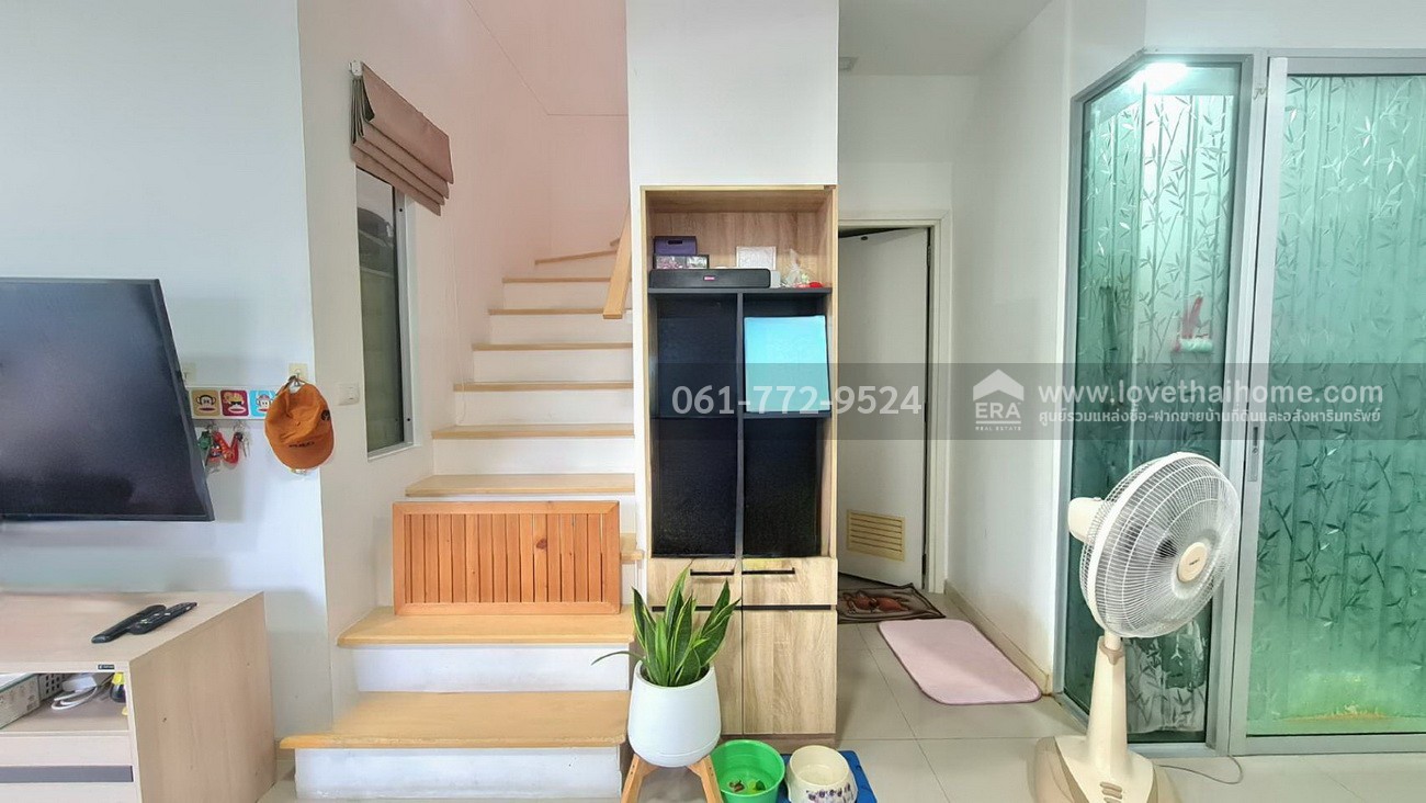 ขายทาวน์โฮม บ้านพฤกษาวิลล์ 106 รังสิต-คลองสอง หลังมุม 28.2 ตร.วา บ้านตกแต่ง ต่อเติมเรียบร้อย พร้อมเข้าอยู่ได้ทันที ใกล้ฟิวเจอร์พาร์ครังสิต