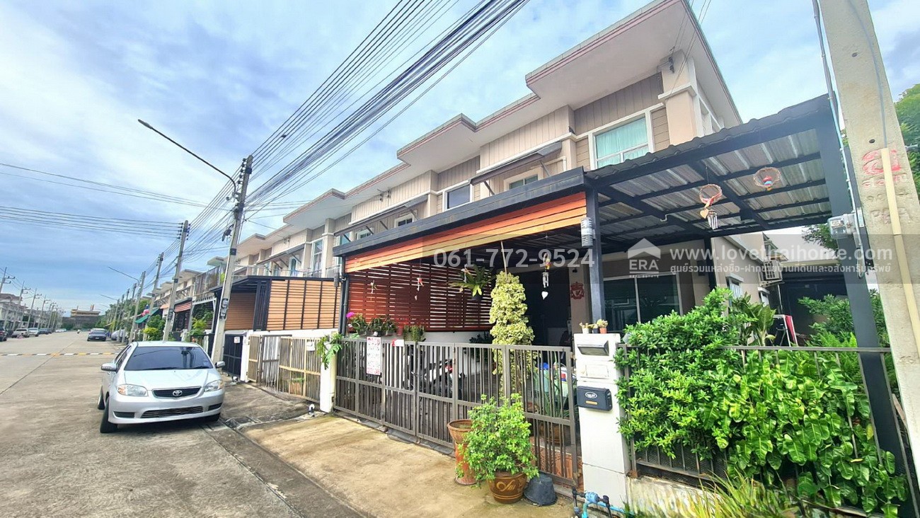 ขายทาวน์โฮม บ้านพฤกษาวิลล์ 106 รังสิต-คลองสอง หลังมุม 28.2 ตร.วา บ้านตกแต่ง ต่อเติมเรียบร้อย พร้อมเข้าอยู่ได้ทันที ใกล้ฟิวเจอร์พาร์ครังสิต