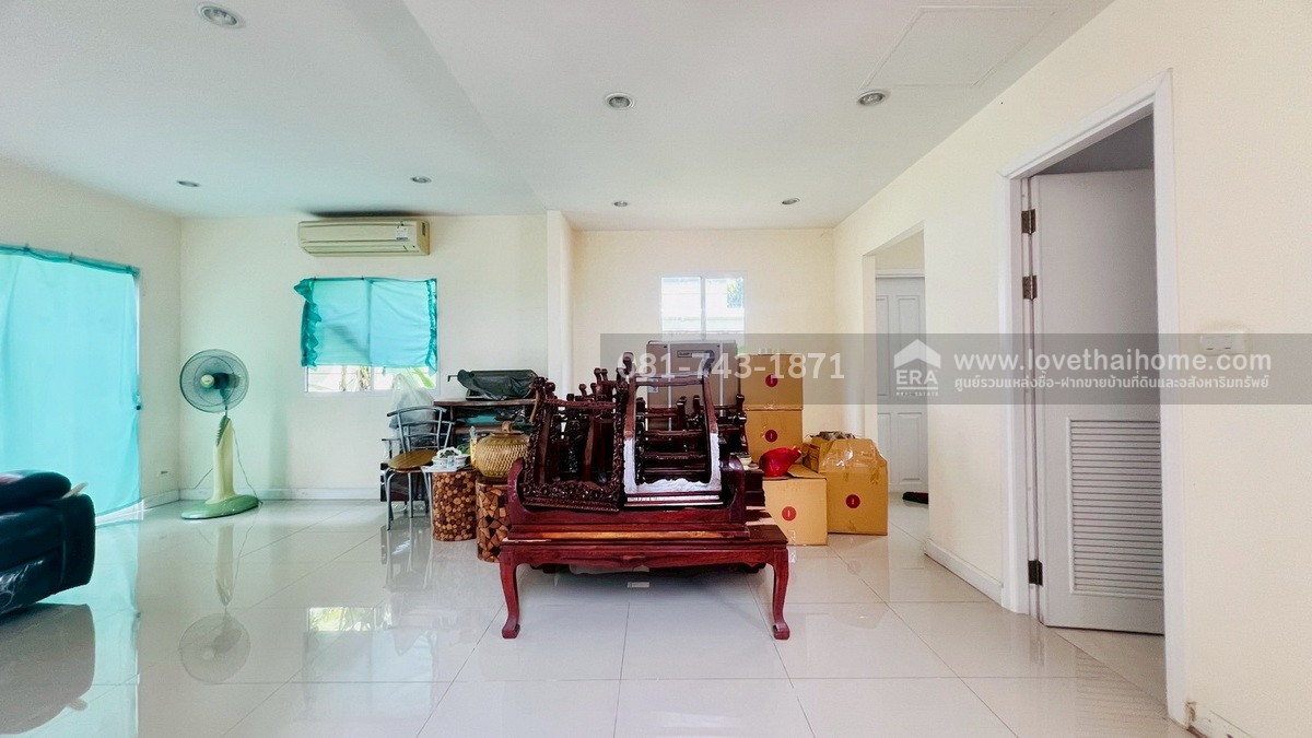 ขายบ้านเดี่ยว รังสิต-คลอง3 หมู่บ้านพฤกษาวิลเลจ35 เดอะซีซัน พื้นที่ 52.30 ตรว. พร้อมเข้าอยู่ตามสภาพ ใกล้ฟิวเจอร์พาร์ค รังสิต ปทุมธานี
