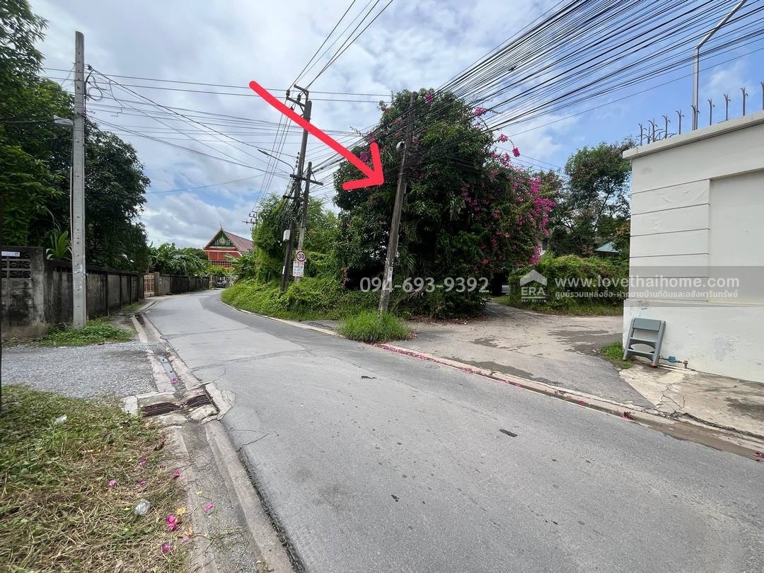 ขายที่ดิน ซอยกรุงเทพ-นนทบุรี43 (ซอยวัดเลียบ) พื้นที่ 287.5 ตรว. หน้ากว้าง 27 เมตร ลึก 43 เมตร ที่ดินถมแล้ว สวย ด่วนๆ
