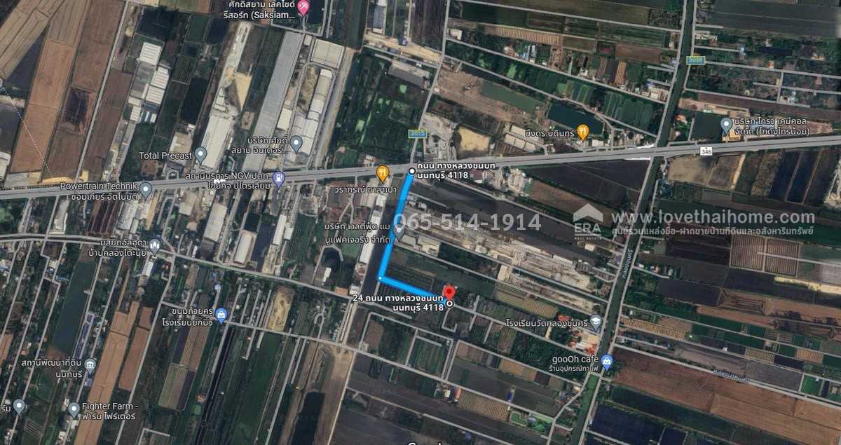 ขายด่วน ขายถูก ที่ดิน ย่านขุนศรี ติดริมถนนทางหลวงชนบท4118 ต.ขุนศรี อ.ไทรน้อย จ.นนทบุรี เนื้อที่ 4 ไร่ 3 งาน 98 ตรว. ราคา 6,500,000 บาท ตารางวาละ 3,253 บาท หันหน้าไปทางทิศตะวันตกเฉียงใต้ ขายด่วน ขายถูก ที่ดิน ย่านขุนศรี ติดริมถนนทางหลวงชนบท4118 ต.ขุนศรี อ.ไทรน้อย จ.นนทบุรี เนื้อที่ 4 ไร่ 3 งาน 98 ตรว. ราคา 6,500,000 บาท ตารางวาละ 3,253 บาท หันหน้าไปทางทิศตะวันตกเฉียงใต้