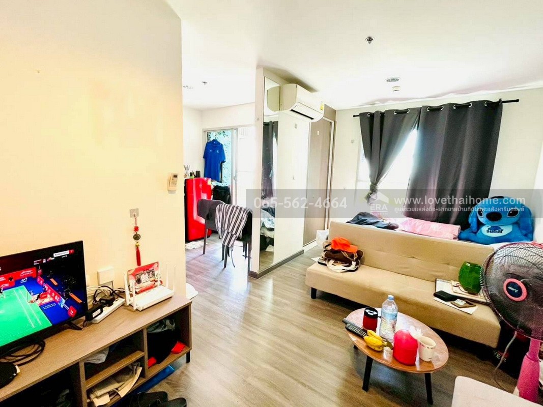 ขายคอนโด เดอะทรัสต์ @ บีทีเอส เอราวัณ ปากน้ำ สมุทรปราการ พื้นที่ 24 ตรม. ราคา 1.49 ล้านบาท ขายต่ำกว่าราคาประเมิน วิวแม่น้ำ ติด BTS สถานีเอราวัณ