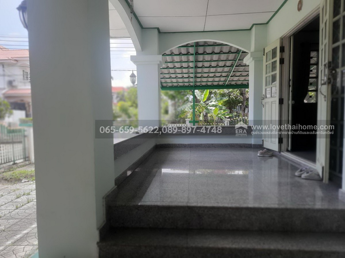 ขายบ้านเดี่ยว หมู่บ้านวรารมย์ เพชรเกษม 81 บางบอน 5 หลังมุม 68.6 ตร.วา ใกล้ MRT หลักสอง ราคาถูกมาก