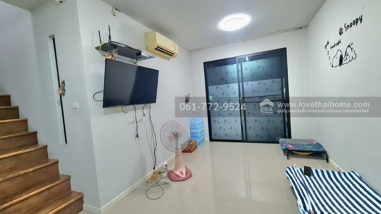 ขายทาวน์เฮ้าส์ หมู่บ้านเปี่ยมสุข SGATE แจ้งวัฒนะ–กาญจนาภิเษก ถ.345 บ้าน 2 ชั้น 19.8 ตร.วา ใกล้ตลาดสมบัติบุรี และทางแยกต่างระดับบางบัวทอง