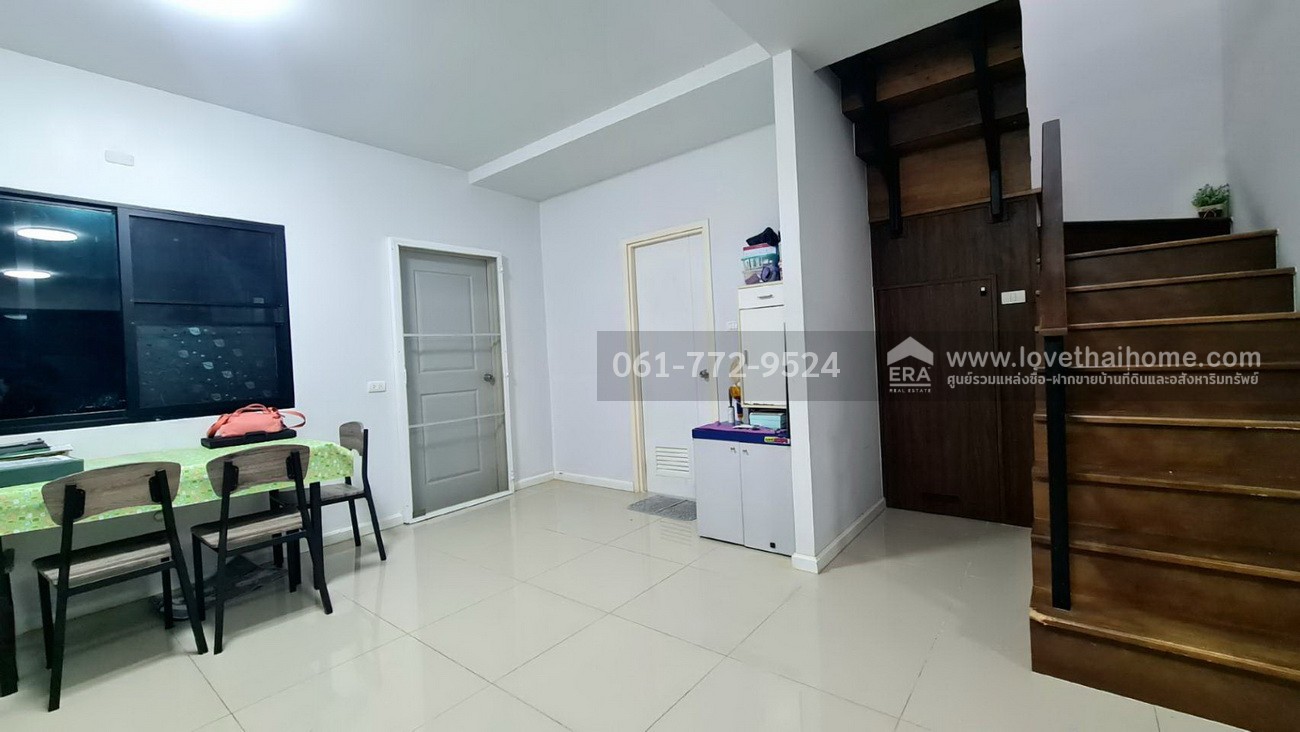 ขายทาวน์เฮ้าส์ หมู่บ้านเปี่ยมสุข SGATE แจ้งวัฒนะ–กาญจนาภิเษก ถ.345 บ้าน 2 ชั้น 19.8 ตร.วา ใกล้ตลาดสมบัติบุรี และทางแยกต่างระดับบางบัวทอง