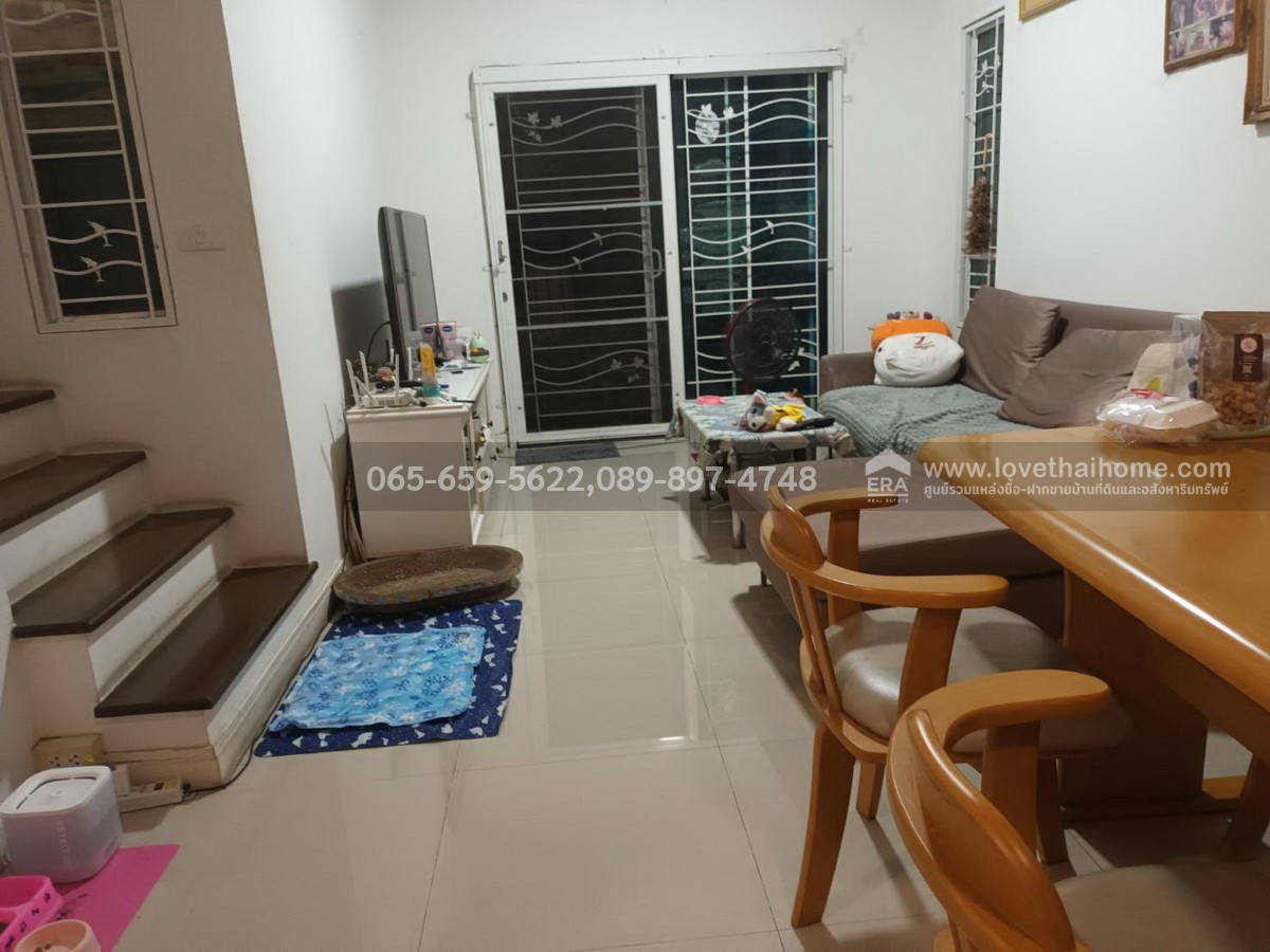 ขายทาวน์เฮ้าส์ บ้านพฤกษาวิลล์ 80 ท่าข้าม-พระราม 2 ถ.เทียนทะเล 7 หลังริม 26.1 ตร.วา ใกล้ทางด่วนพระราม 2-กาญจนาภิเษก 