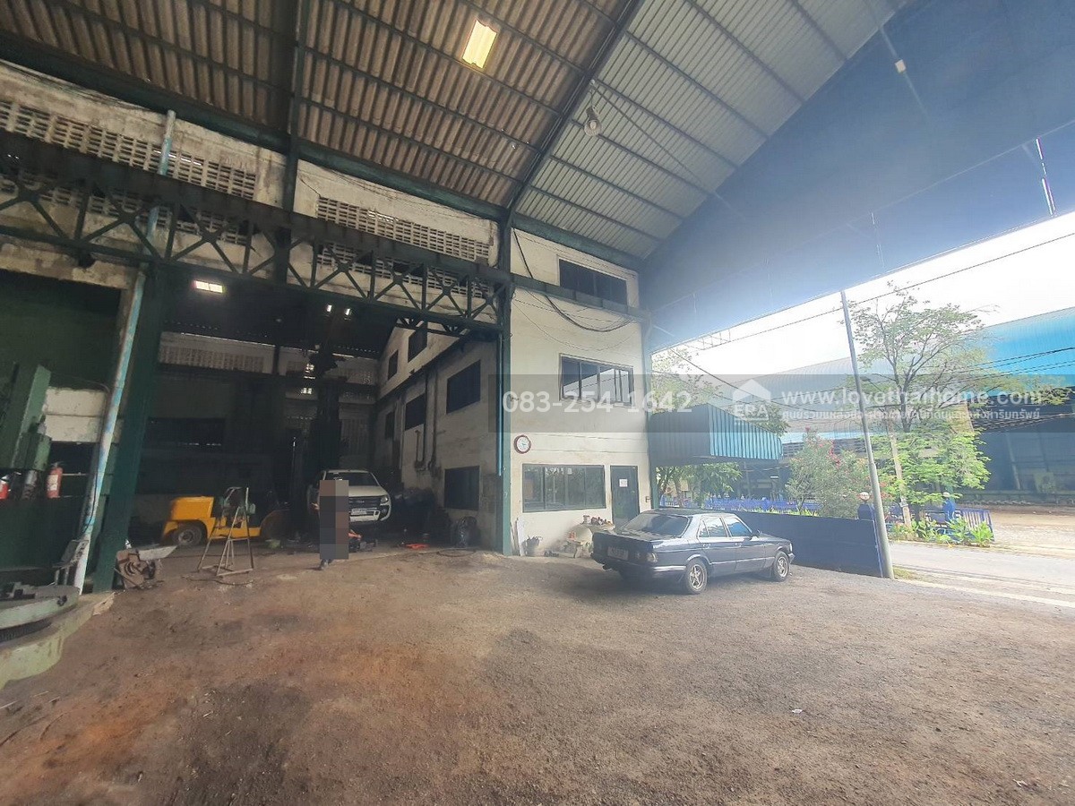 ขายที่ดินพร้อมโรงงาน 400 ตร.วา ในนิคมบางพลีสมุทรปราการ ซ.ไทยประกัน 1/8 ถ.เทพารักษ์ มีออฟฟิศและห้องประชุม ทำเลดี การคมนาคมสะดวก ใกล้ถนนหลัก