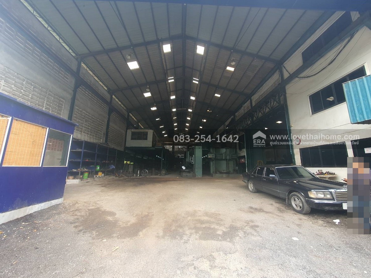 ขายที่ดินพร้อมโรงงาน 400 ตร.วา ในนิคมบางพลีสมุทรปราการ ซ.ไทยประกัน 1/8 ถ.เทพารักษ์ มีออฟฟิศและห้องประชุม ทำเลดี การคมนาคมสะดวก ใกล้ถนนหลัก