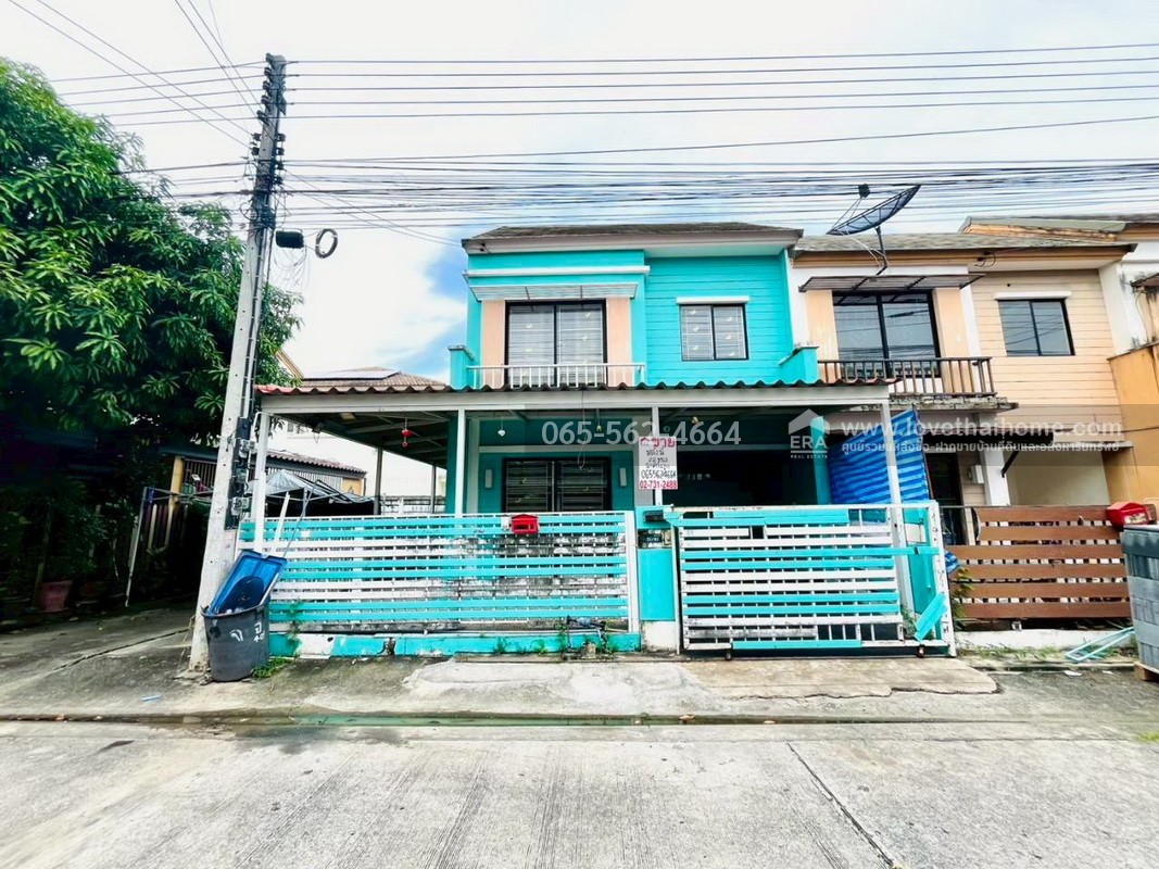 ขายทาวน์เฮ้าส์ 2 ชั้น หมู่บ้านพฤกษา40 รังสิต คลอง3 ถ.เลียบคลองสาม ปทุมธานี พื้นที่ 22.6 ตรว. หลังมุม เดินทางสะดวก