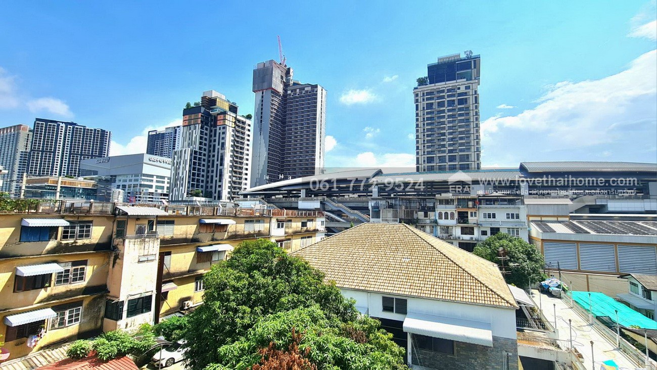 ขายอาคารพาณิชย์ 3.5 ชั้น ย่านบางซื่อ ถ.ประชาราษฎร์ 1 ทำเลทอง 15 ตรว. ใกล้ MRT บางโพ และ Gateway @บางซื่อ น่าลงทุนหรือซื้อเพื่อปล่อยเช่า