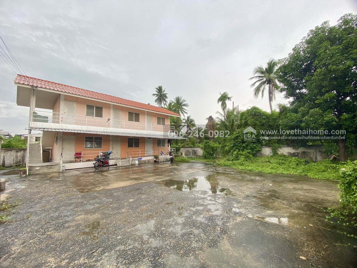 ขายที่ดินพร้อมกิจการห้องเช่าตลิ่งชัน ถ.เลียบทางรถไฟสายใต้1 ใกล้ทางพิเศษประจิมรัถยา พื้นที่  102 ตรว. มีผู้เช่าเต็มทุกห้องสามารถทำธุรกิจต่อได้เลย