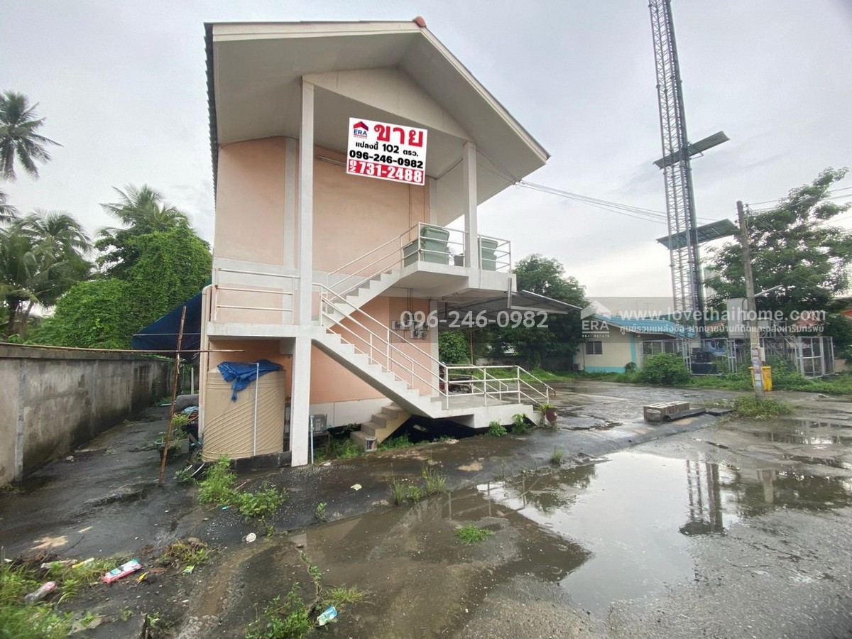 ขายที่ดินพร้อมกิจการห้องเช่าตลิ่งชัน ถ.เลียบทางรถไฟสายใต้1 ใกล้ทางพิเศษประจิมรัถยา พื้นที่  102 ตรว. มีผู้เช่าเต็มทุกห้องสามารถทำธุรกิจต่อได้เลย