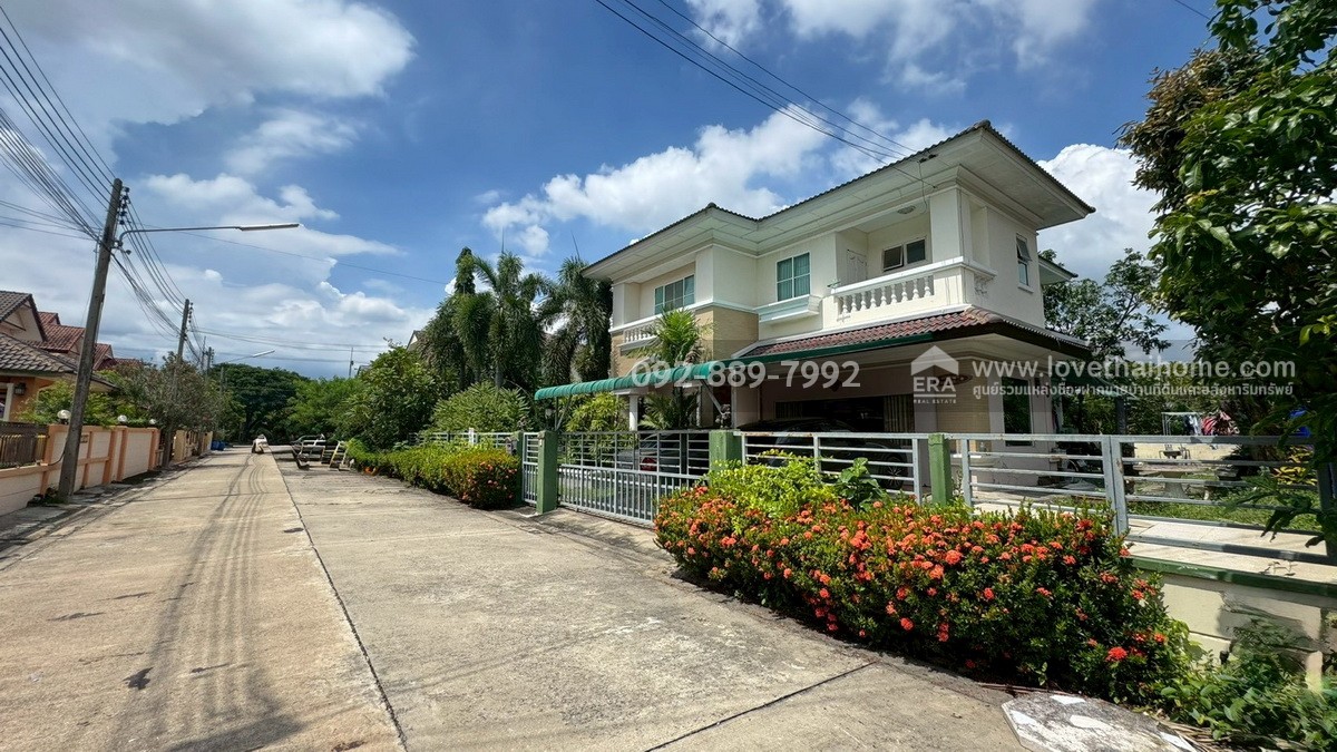 ขายบ้านเดี่ยว 2 ชั้น หมู่บ้านสารินซิตี้ บ้านเฉลียงจันทร์ พระราม2 ซอยเจษฎาวิถี พื้นที่ 145.7 ตรว. พร้อมอยู่ ราคาถูกที่สุดในโครงการ ใกล้ตลาดสดมหาชัยเมืองใหม่