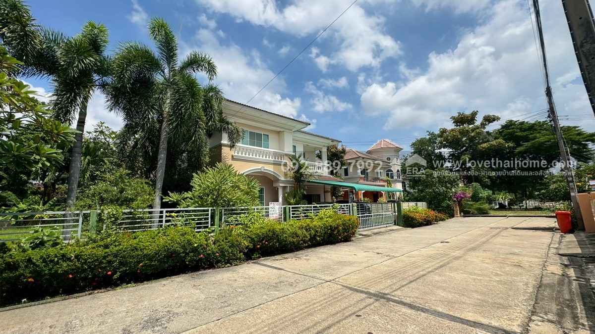 ขายบ้านเดี่ยว 2 ชั้น หมู่บ้านสารินซิตี้ บ้านเฉลียงจันทร์ พระราม2 ซอยเจษฎาวิถี พื้นที่ 145.7 ตรว. พร้อมอยู่ ราคาถูกที่สุดในโครงการ ใกล้ตลาดสดมหาชัยเมืองใหม่