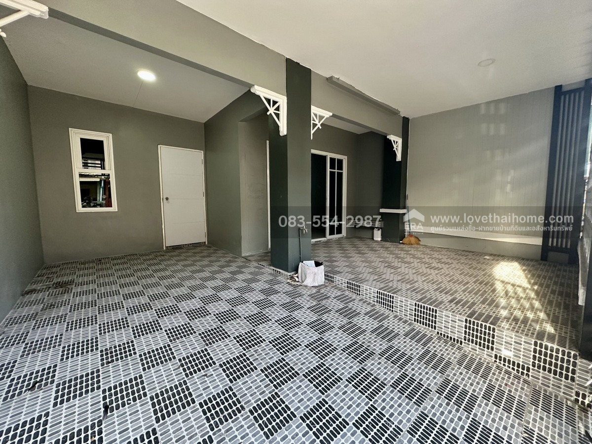 ขายทาวน์เฮ้าส์ บ้านพฤกษา 16 บางใหญ่-บางคูลัด ซ.กันตนา รีโนเวทใหม่ทั้งหลัง 18 ตร.วา ใกล้ถนนกาญจนาภิเษก, ทางด่วน และ รถไฟฟ้าสายสีม่วง