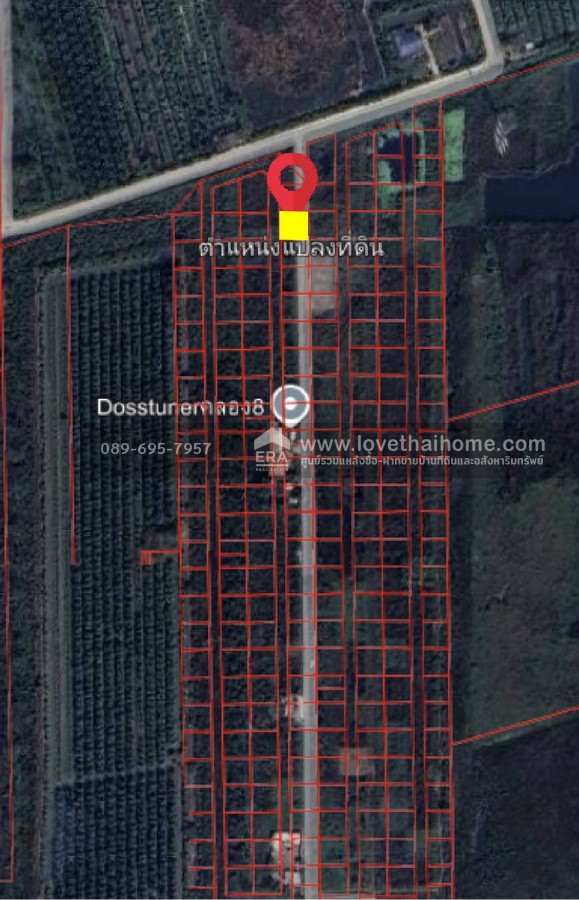ขายที่ดิน รังสิต-นครนายก คลอง9 (ขาออก) ปทุมธานี 100 ตร.วา ซอย รพ.ส่งเสริมสุขภาพ ต.ลำผักกูด ธัญบุรี ใกล้วัดอัยยิการาม ราคาถูกเท่าประเมิน