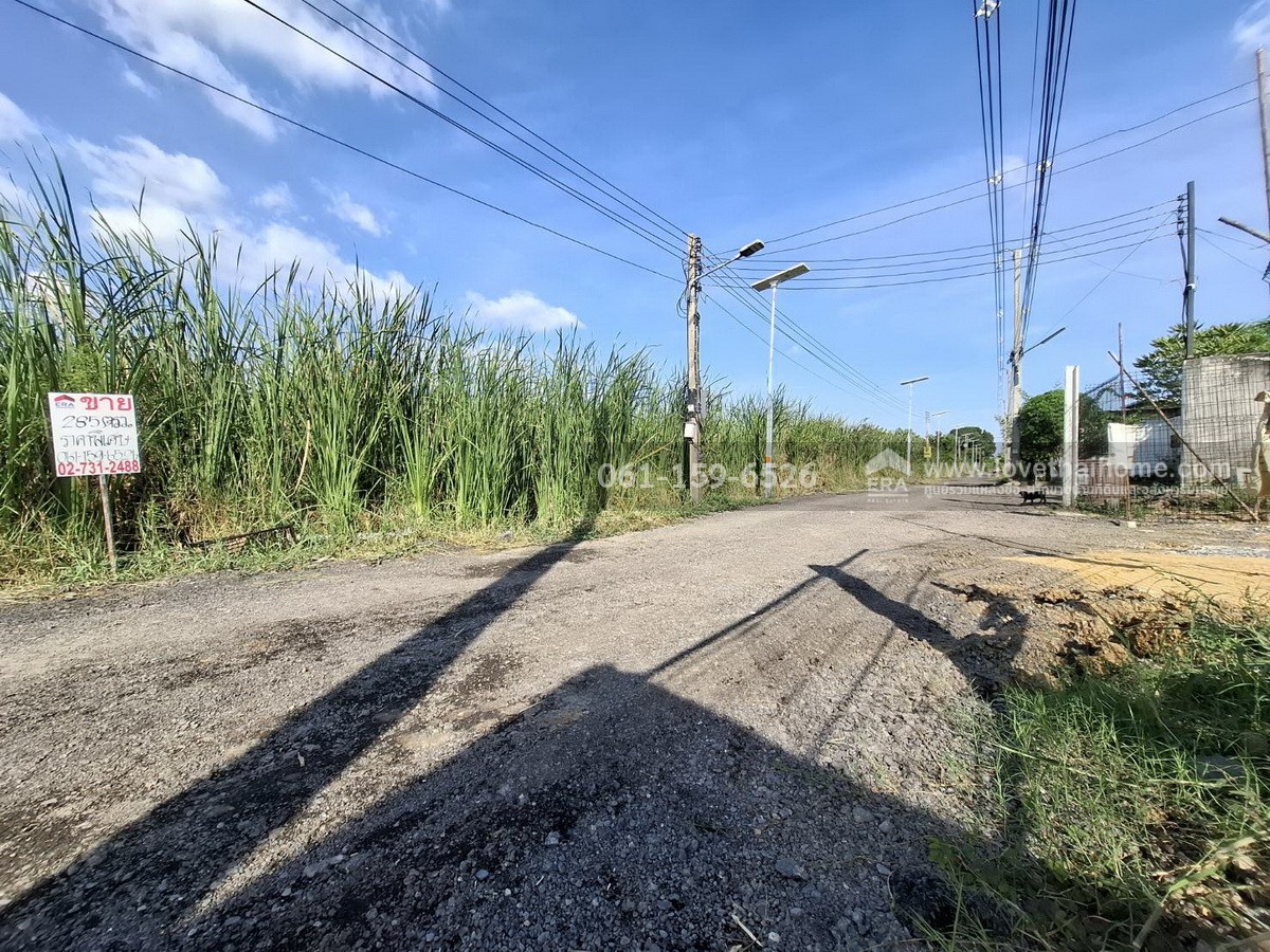 ขายที่ดิน บงกช55 คลองหลวง ปทุมธานี ใกล้ถนนรังสิต-นครนายก 31 เลียบคลองสอง พื้นที่ 285 ตร.วา ขายถูกที่สุดในซอยนี้ แปลงสี่เหลี่ยมผืนผ้าสวย เหมาะปลูกบ้าน-สำนักงาน และโกดัง